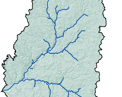 Stream Network, Courtesy: ESRI