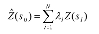 kriging formula