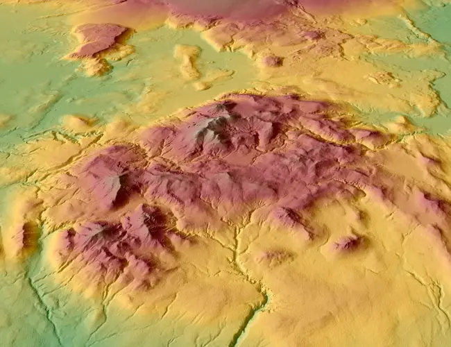 WorldDEM™ Digital Elevation Model of an area in South Province, Iceland. This is an intermediate product.