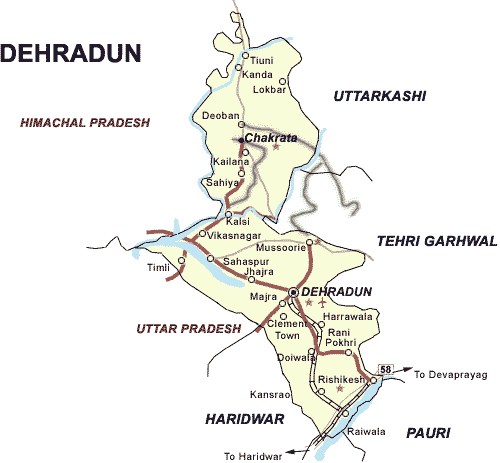 Dehradun_Map_Route_Map_Dehradun