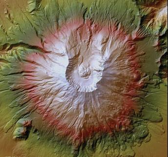 High-resolution lidar image of Mount St. Helens, Washington  Image Credit: USGS