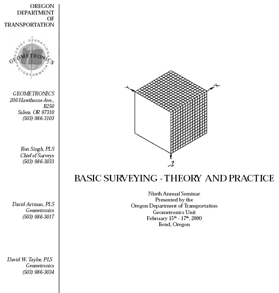 Basic Surveying -Theory and Practice