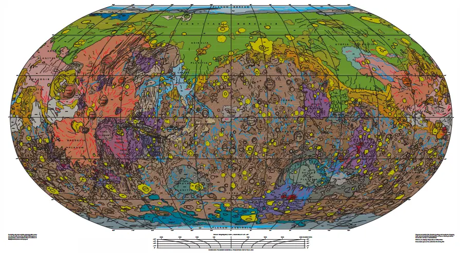 Geology Map of Mars