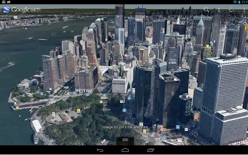 Built from scratch, our new 3D technology gives you sharper views in Google Earth for Android  Credit: Google Maps