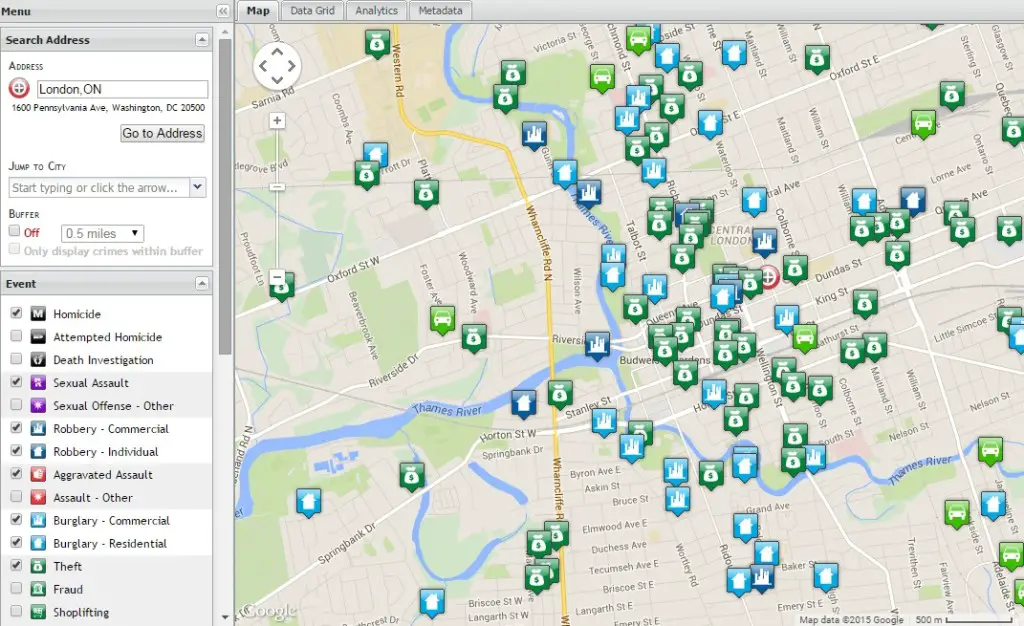 crime mapping tool