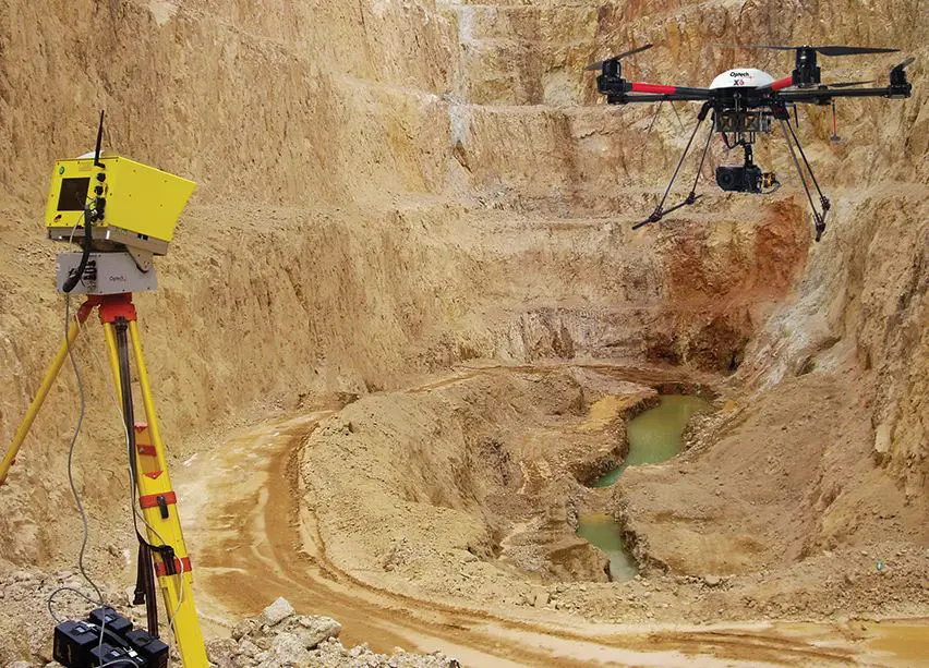 ILRIS and the geo-XR6 UAV combine their strengths for rapid, lightweight surveys in difficult terrain