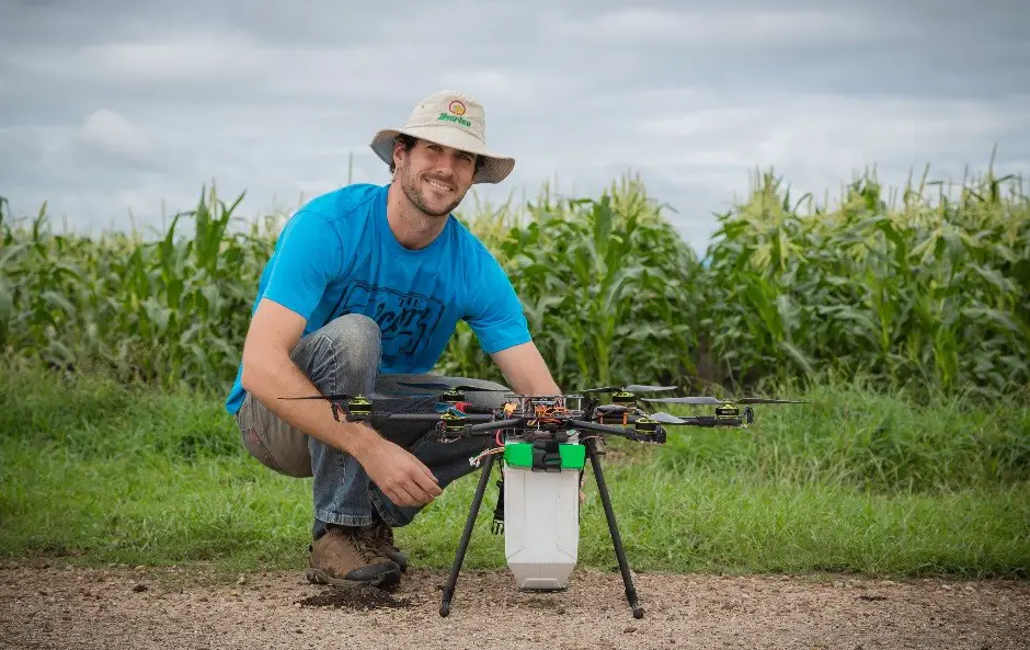 University of Queensland agricultural science student Michael Godfrey.  Credit: University of Queensland