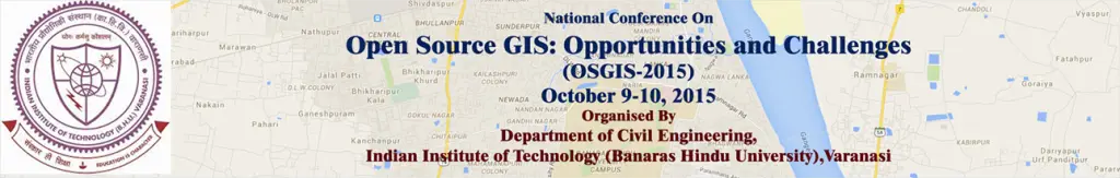 opensource gis conference at iit bhu