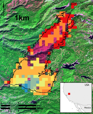 The jump in detail provided by the new Suomi National Polar-orbiting Partnership (NPP) satellite 375-meter fire detection product is helping transform how satellite remote sensing is supporting wildfire management. These images of the progression of the September 2014 King Fire in California demonstrate the improved resolution over previous fire detection products. Credits: University of Maryland/W. Schroeder