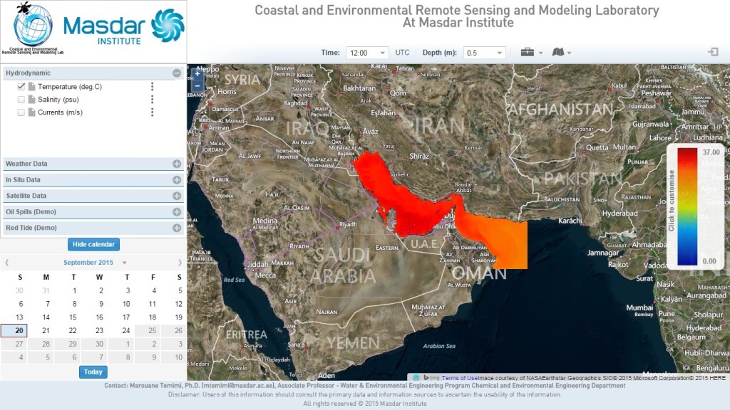 Coastal and Environmental Remote Sensing and Modeling Laboratory At Masdar Institute