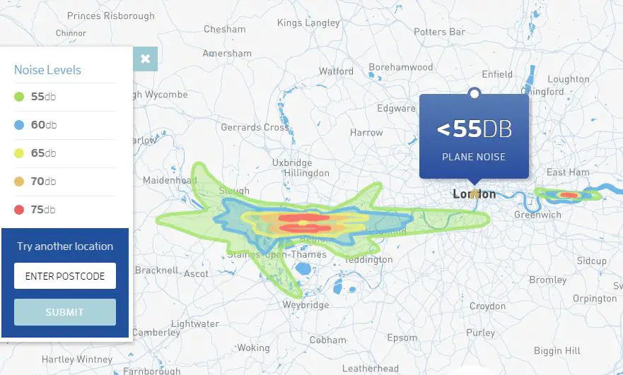 aircraft noise mapping tool