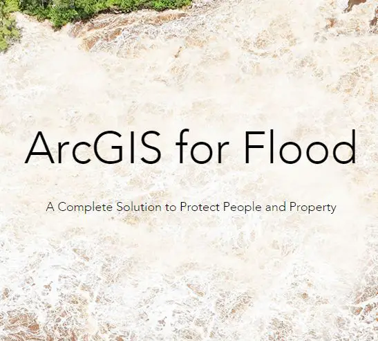 arcgis for flood