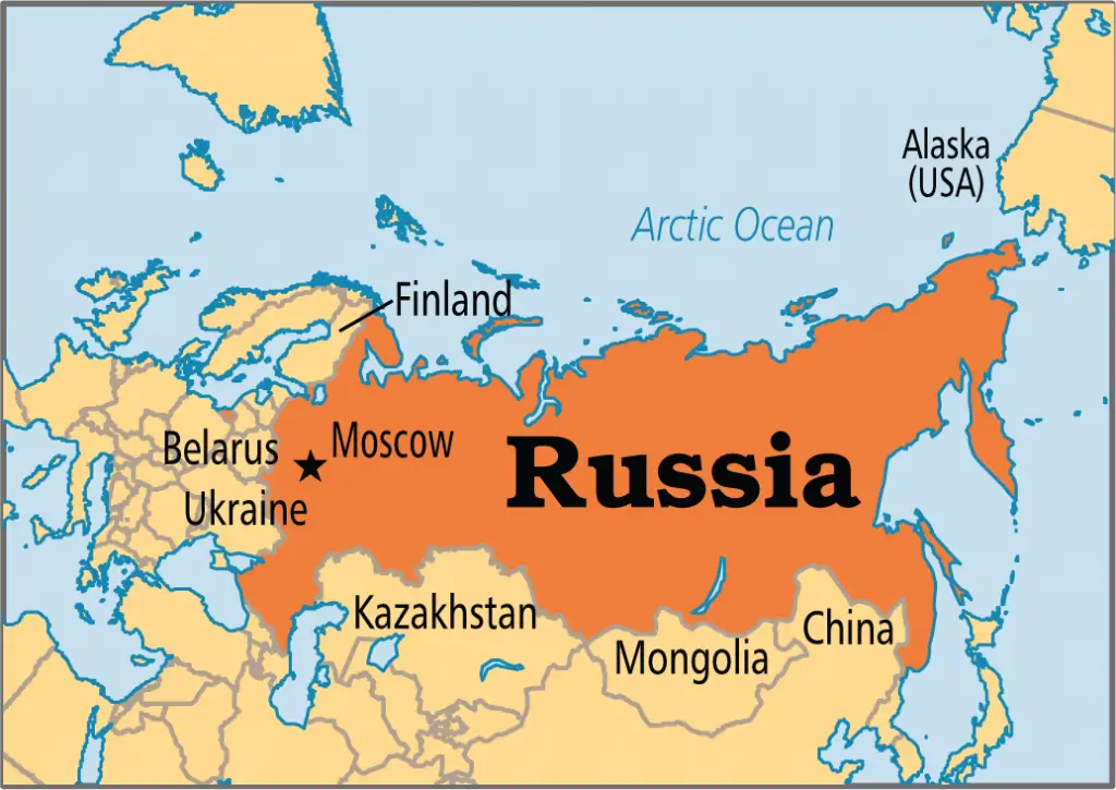 russia map - Roscosmos- Remote sensing satellite