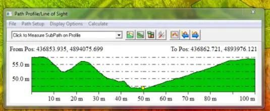 global mapper version 17.1_line of sight