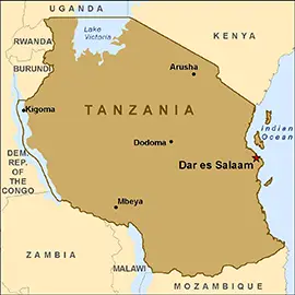 map-tanzania-Remote Sensing Technology for Crop Monitoring