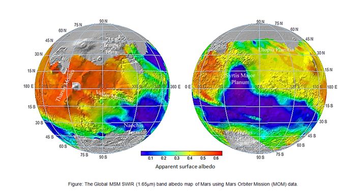 Albedo Map of Mars