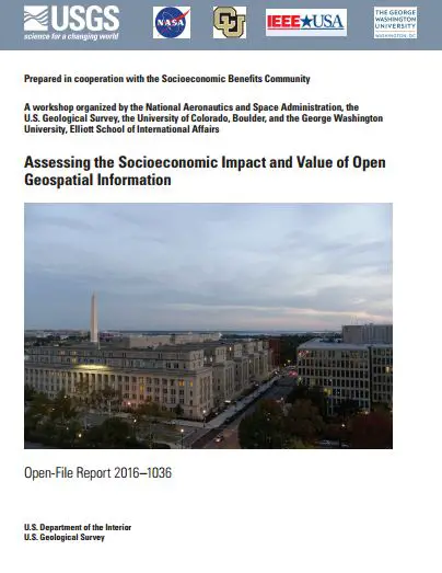 Socioeconomic Impact and Value of Open Geospatial Information