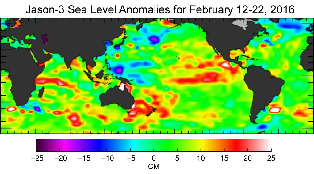 jason 3 sea level anomalies for feb 2016