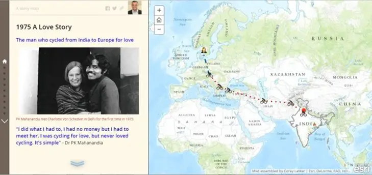 1975 A Love Story The man who cycled from India to Europe for love 