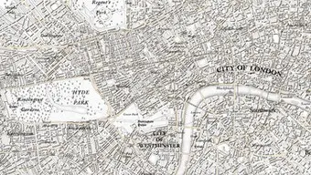 OS 225th anniversary map of London