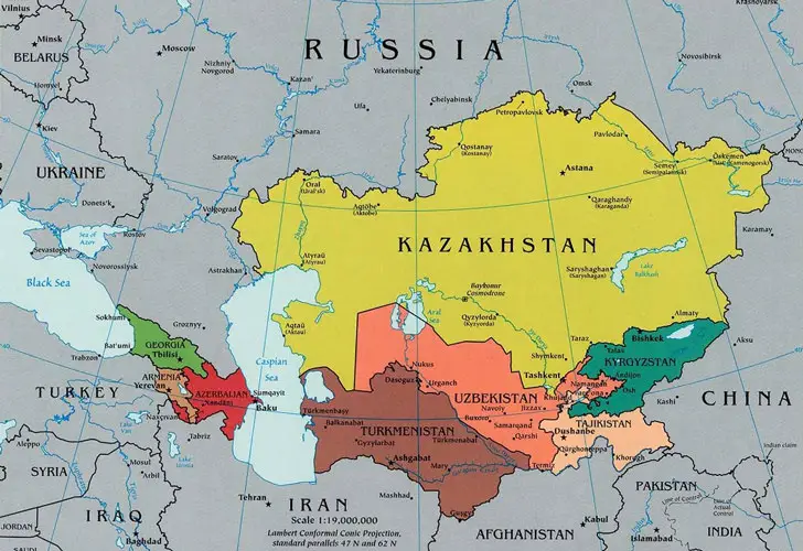 Kazakhstan-map