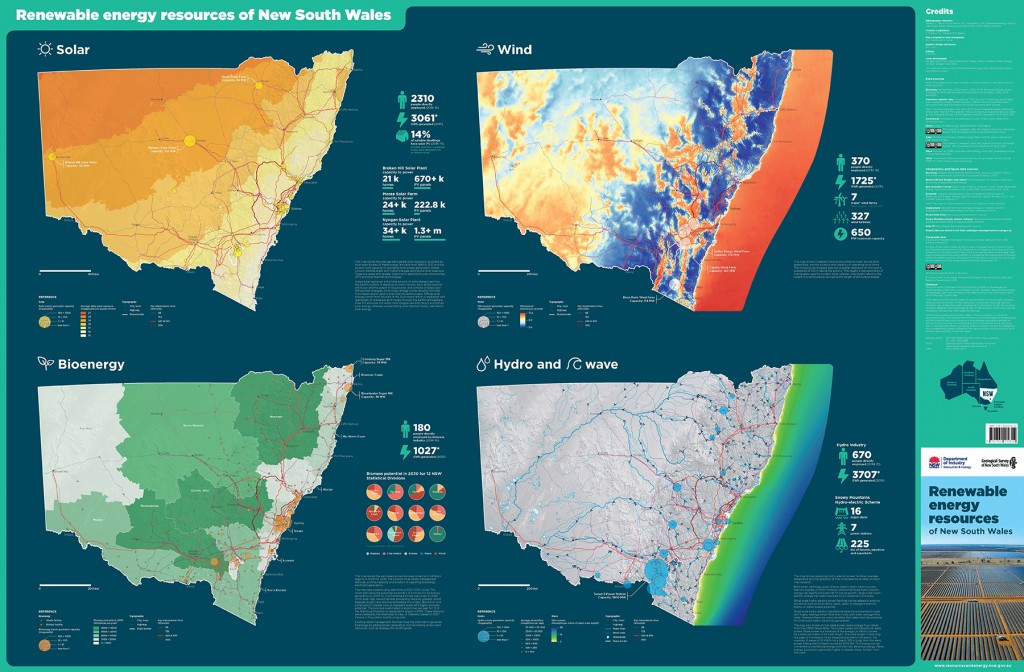 NSW renewable energy resources map