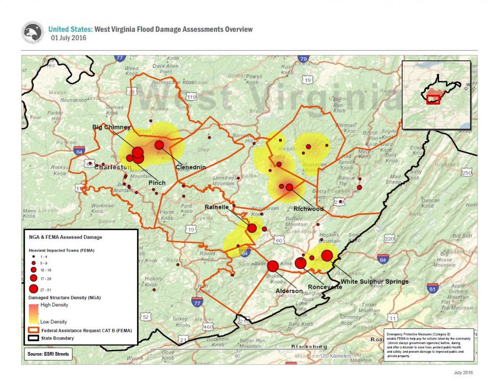 West Virginia damage assessment