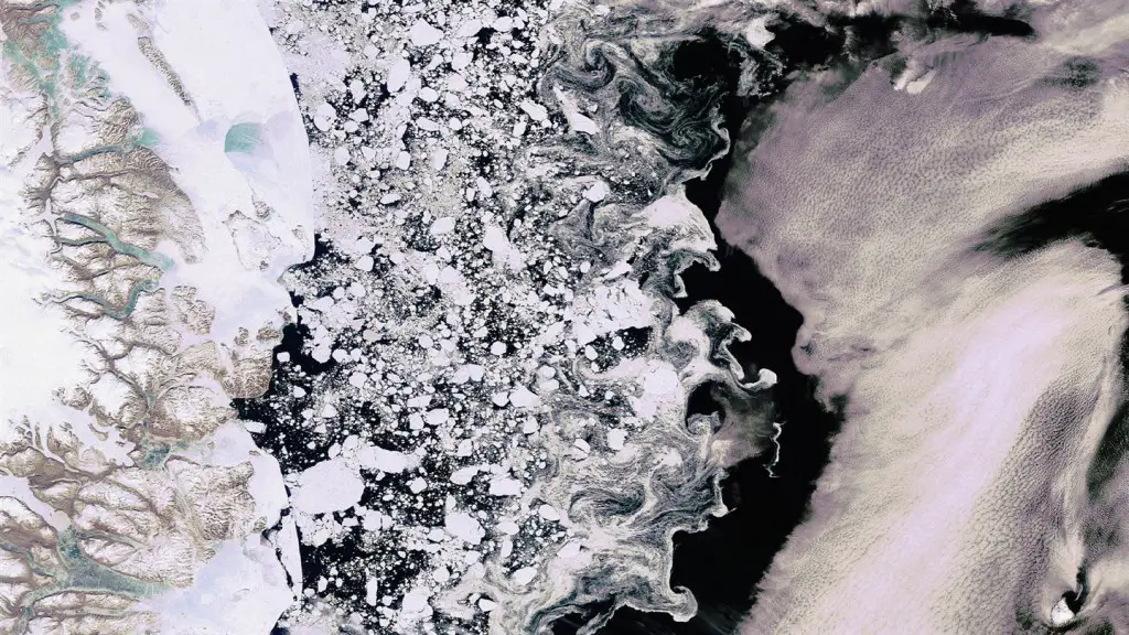 Sea ice in the Arctic Credit: DLR