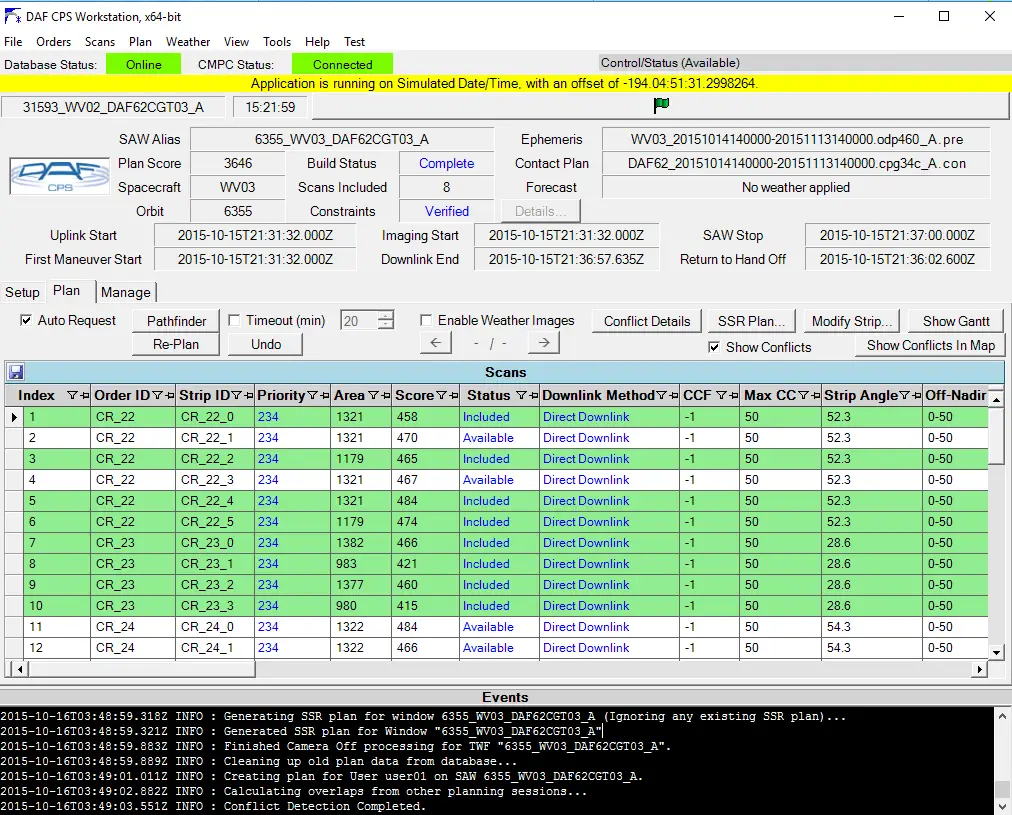 DAF CPS Planning UI Detail