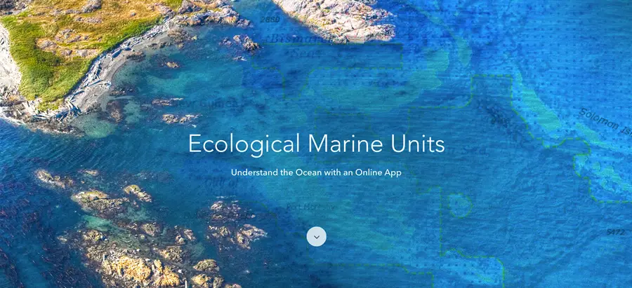 Ecological Marine Units (EMUs) are Esri's gift to a world whose final unexplored terrain lies beneath its seas.Credit: Esri