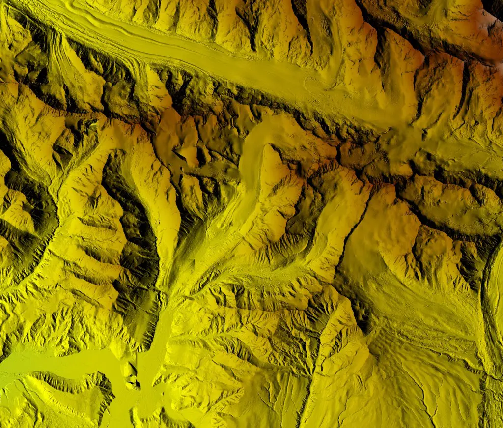 The Gulkana Glacier and river valley region is one of three long-term U.S. Geological Survey glacial monitoring sites. These new digital elevation model images will help anticipate future landscape-level changes, due to, for instance, erosion, extreme events, or climate change.