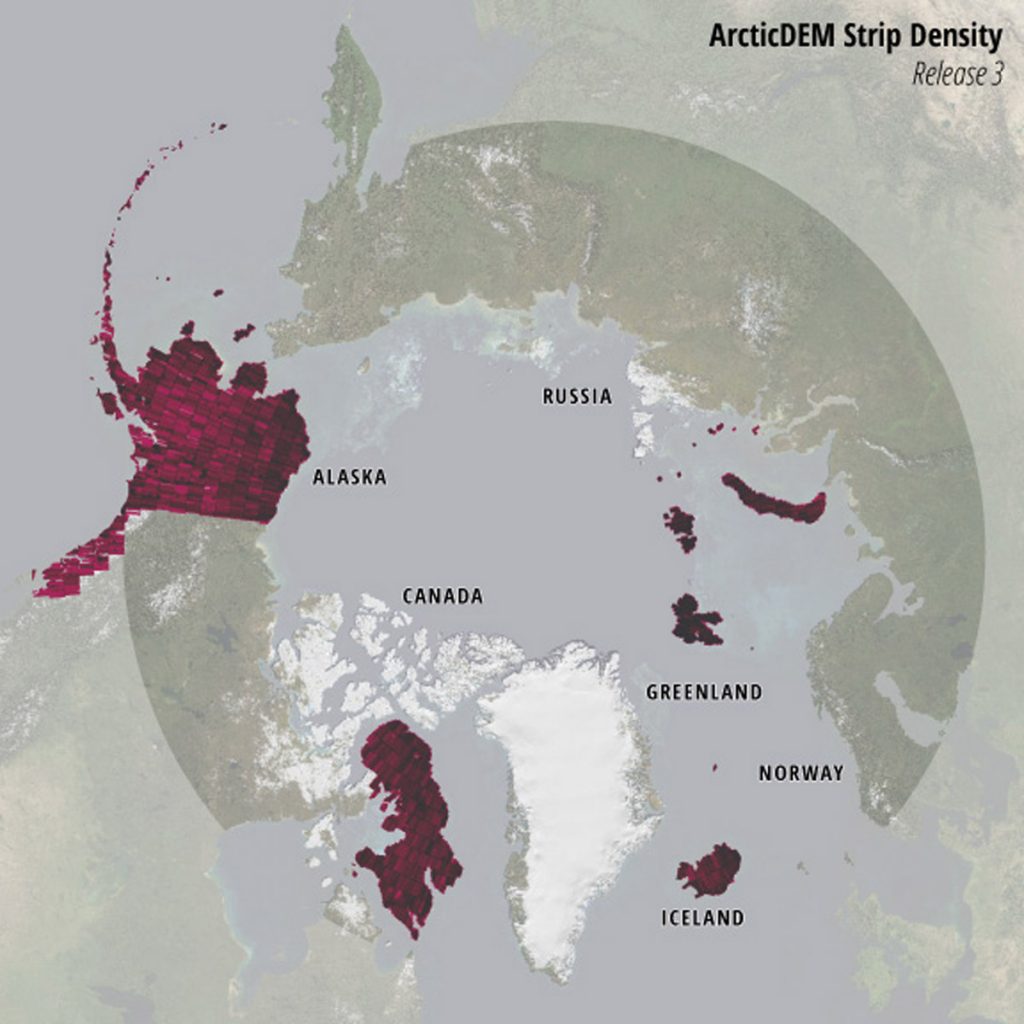 ArcticDEM Strip Density