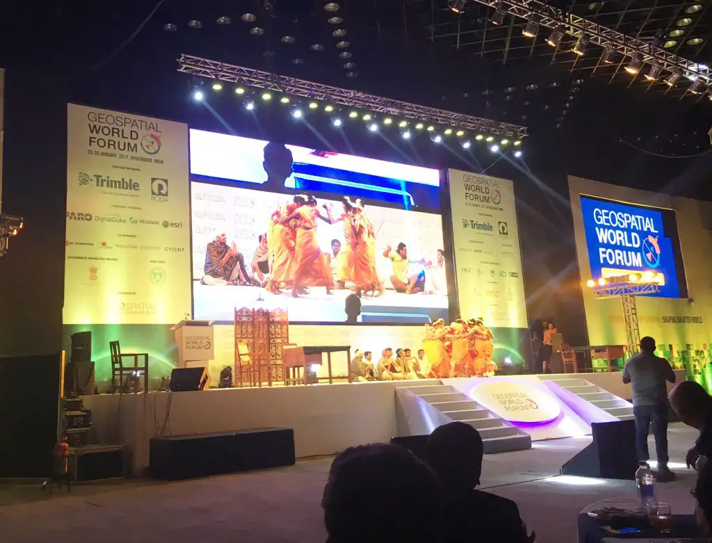 Spectacular Opening at the Geospatial World Gala Dinner and Awards Ceremony Night