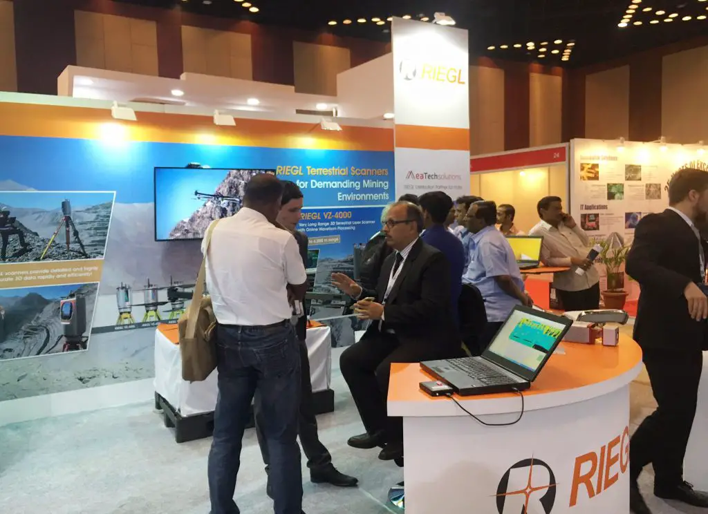 During GWF 2017 exhibition RIEGL displayed some of the latest products of their broad product portfolio in cooperation with their distribution partner for India, MeaTech Solutions.