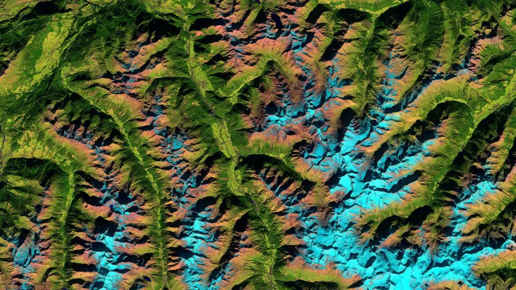 Ötztal Alps,taken with Sentinel-2A