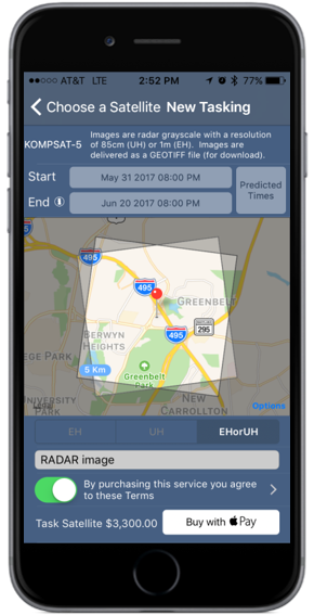 SpyMeSat Mobile App