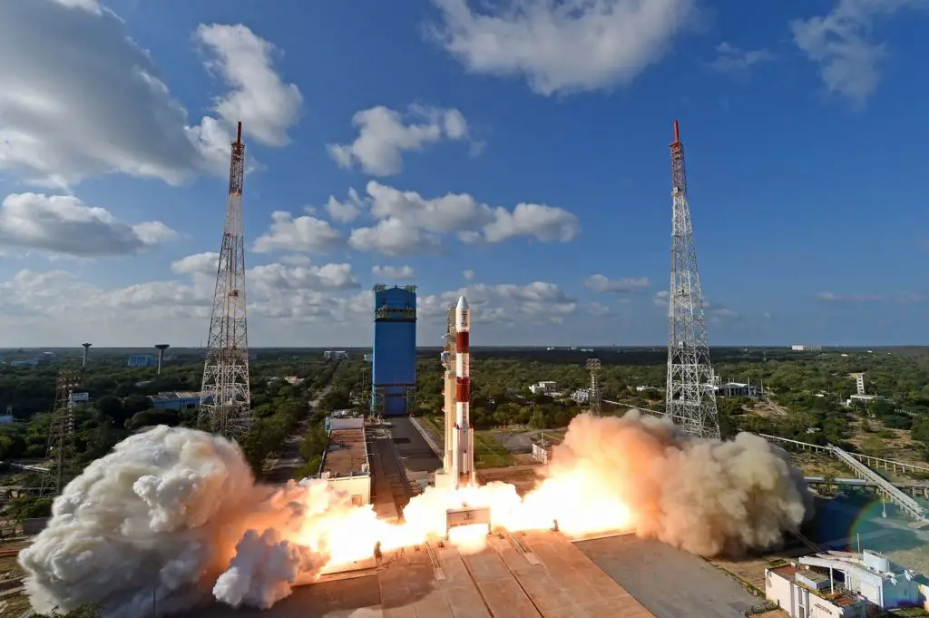 PSLV-C48 Liftoff