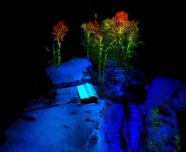 RTL-400 point cloud of Marine Cabin 
