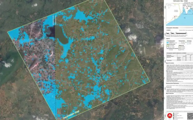 Copernicus Emergency Management Service release Flood Maps of Hudhud Affected Andhra Pradesh, India