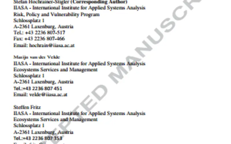 Remote Sensing Data for Managing Climate Risks: Index-based Insurance and Growth related Applications for Smallhold-farmers in Ethiopia