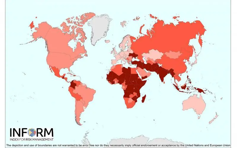 New Tool for Understanding the Risk of Humanitarian Crises and Disasters