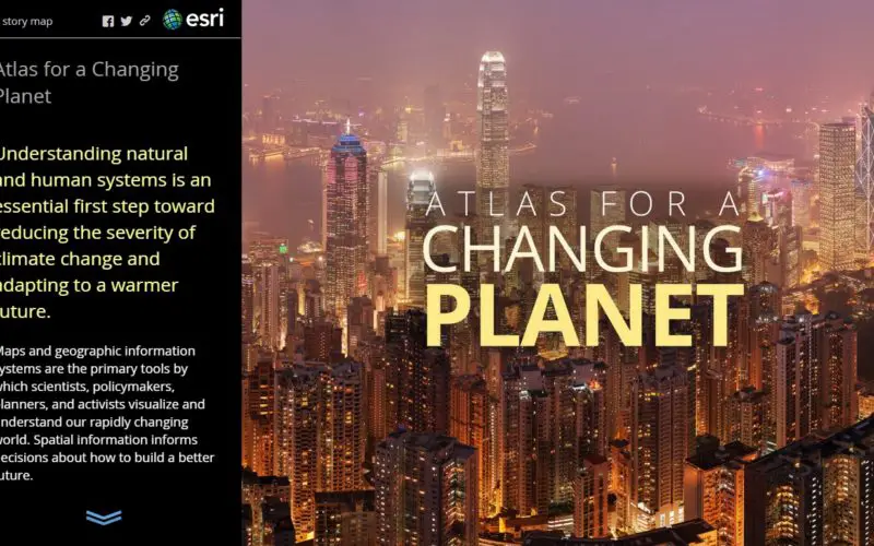 Atlas for a Changing Planet Story Map Delivers Cause and Effects of Climate Change