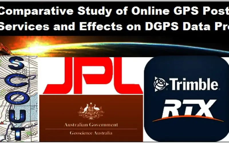 Comparative Study of Online GPS Post Processing Services and Effects on DGPS Data Processing