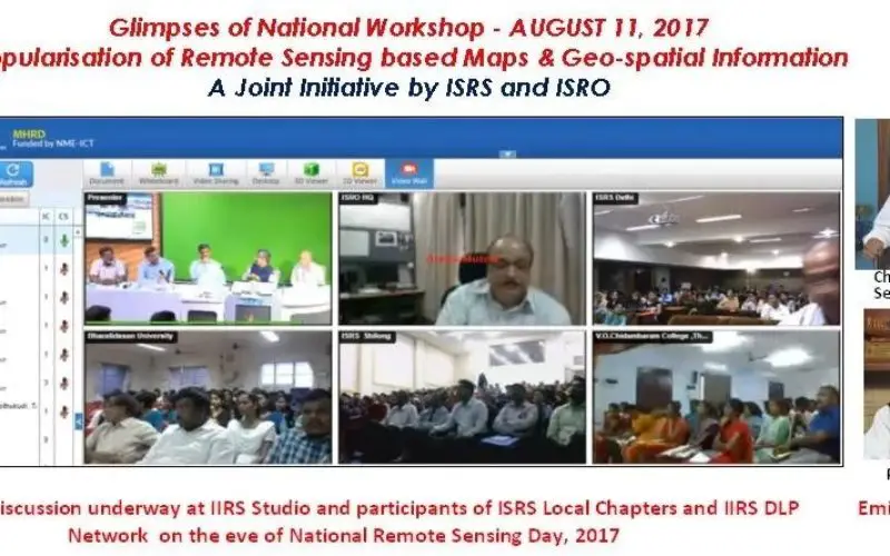 National Workshop on Popularisation of Remote Sensing Based Maps and Geo-spatial Information