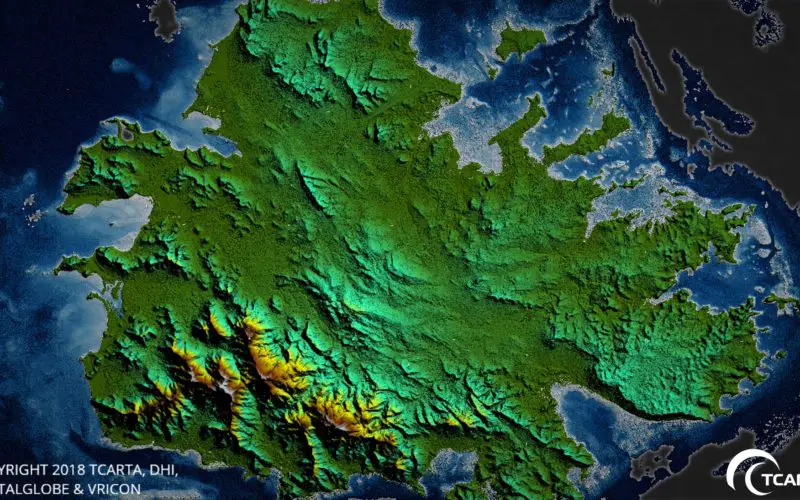 TCarta Delivers Satellite-Derived Land/Sea Floor Surface Models for Caribbean Disaster Recovery
