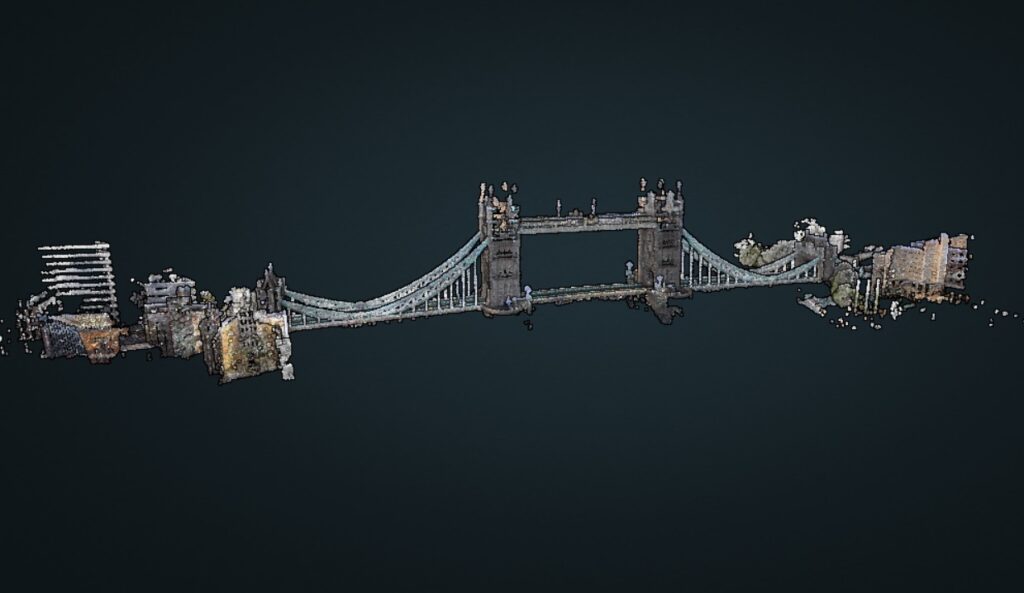 What is SLAM and Why SLAM Matters? -Tower Bridge, London, Captured with ZEB Discovery. Image Credit - GeoSLAM