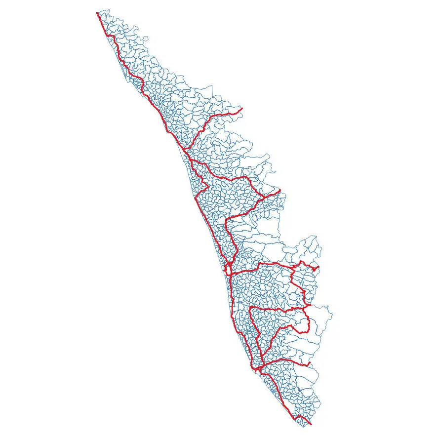 OSM Kerala Community Releases Free Map of Local Bodies in Kerala-local body boundary map