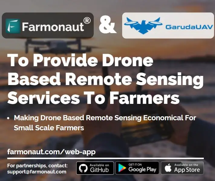 Farmonaut Partners With GarudaUAV to Provide Drone-Based Remote Sensing Technologies for Farming in India Farmonaut Partners With GarudaUAV to Provide Drone-Based Remote Sensing Technologies for Farming in India