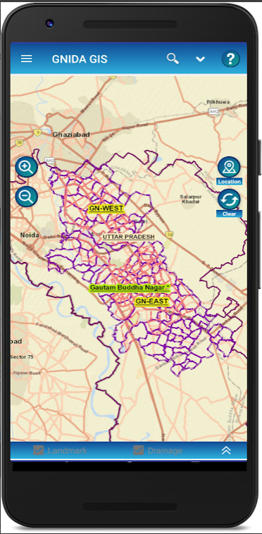 GNIDA GIS mobile app